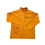 Casaca para soldador de cuero res amarillo modelo CSP