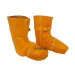 Escarpín de cuero res amarillo caña alta modelo BTN