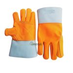 Guantes de cuero amarillo reforzado modelo APR