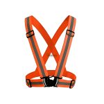 Cruceta reflectivo elastico color naranja