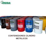 Cilindro de metal para reciclaje
